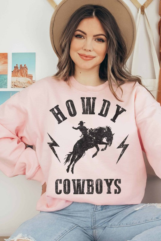 HOWDY COWBOYS SWEATSHIRT PLUS SIZE