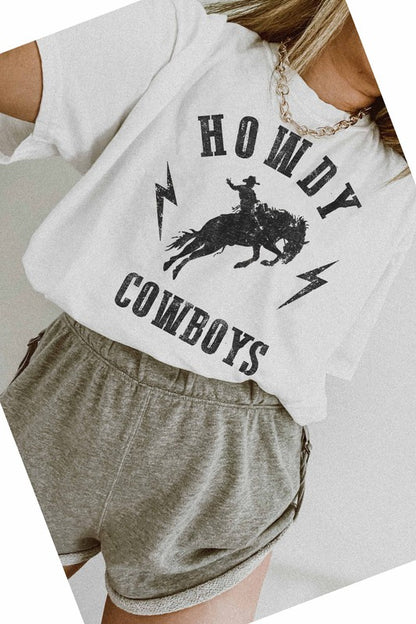 HOWDY COWBOYS GRAPHIC TEE