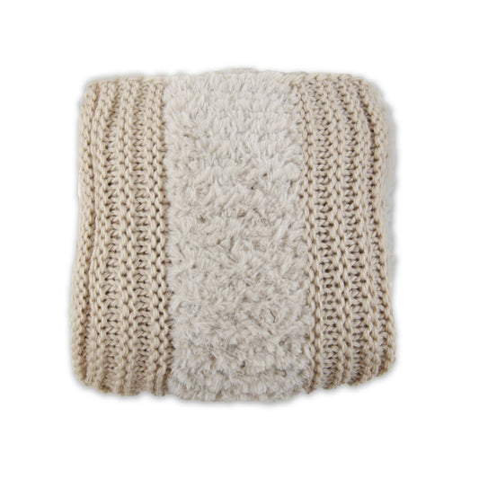 Donna Sharp Plush Knit Throws: Taupe