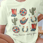 Make America Cowboy Again, 4th of July Graphic Tee