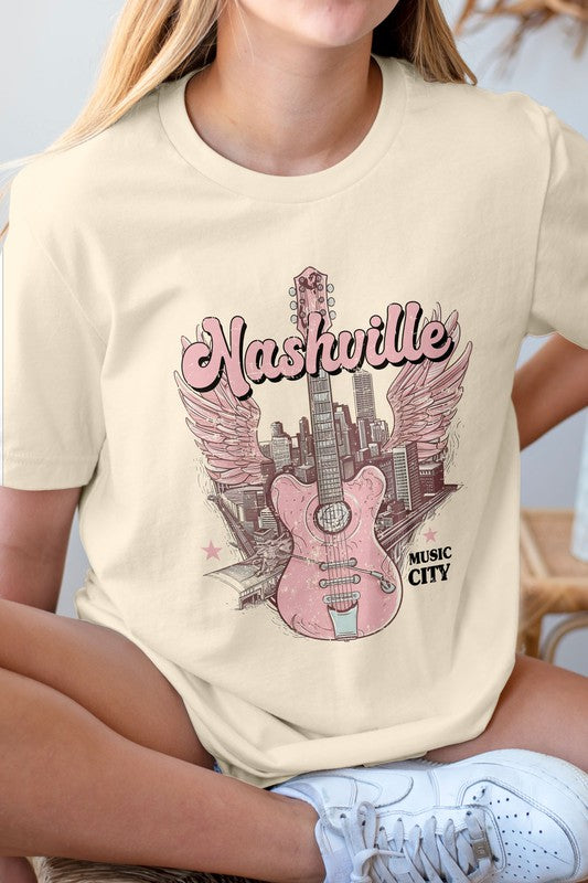 Nashville Music City, Western Graphic Tee