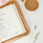 NEW Bible Cover, Weave Bible Case, Crossbody CARAMEL