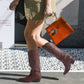"Classy Cowgirl" Knee-High Western Boots