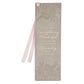 Bookmark Faux Leather Taupe Everything Beautiful Ecc. 3:11