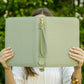 Ever AJ Weave Bible Case, Crossbody SAGE