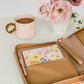 NEW Bible Cover, Weave Bible Case, Crossbody CARAMEL