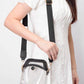 TG10575 Carly Clear Mini Crossbody Bag: Red