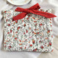 Emilia Red Floral Bible Cover