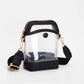 TG10575 Carly Clear Mini Crossbody Bag: Red