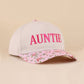 Wifey / Happy Wife / Auntie Two Tone Snapback Hat: ASH MOCHA-198906 / OS