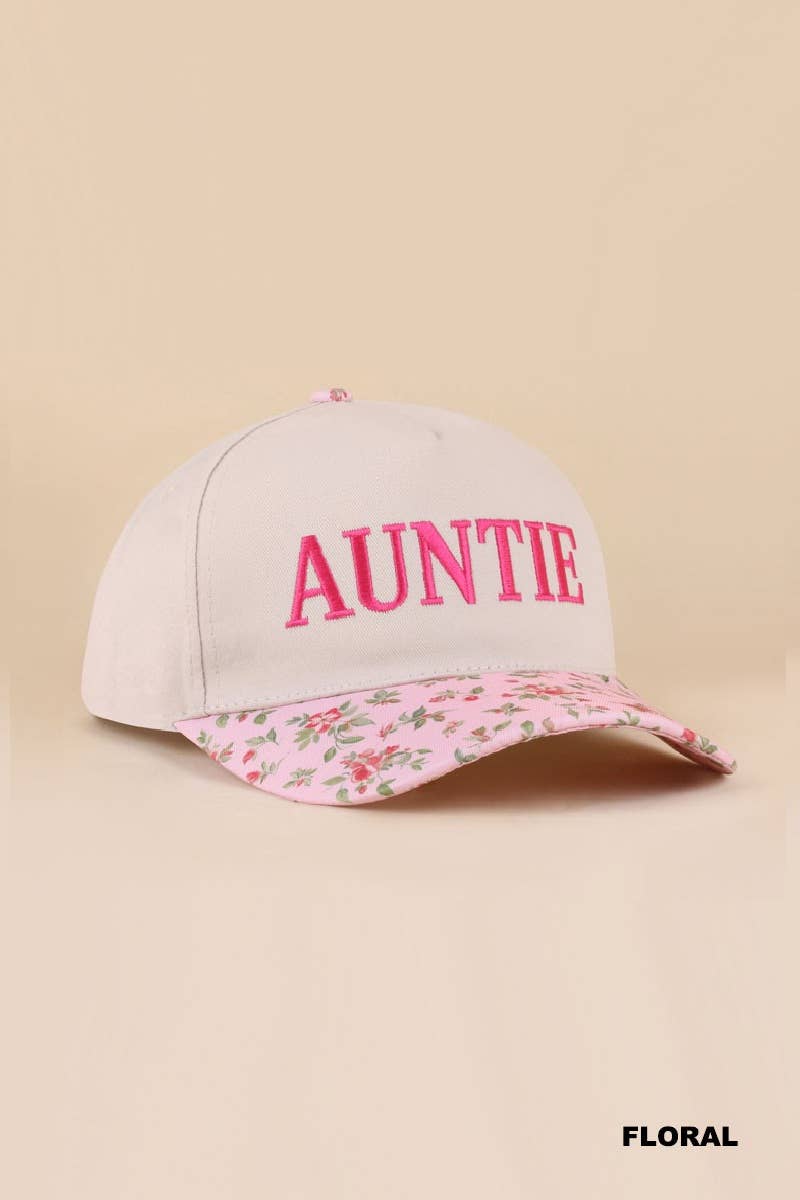 Wifey / Happy Wife / Auntie Two Tone Snapback Hat: ASH MOCHA-198906 / OS
