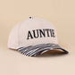 Wifey / Happy Wife / Auntie Two Tone Snapback Hat: FLORAL-201199 / OS