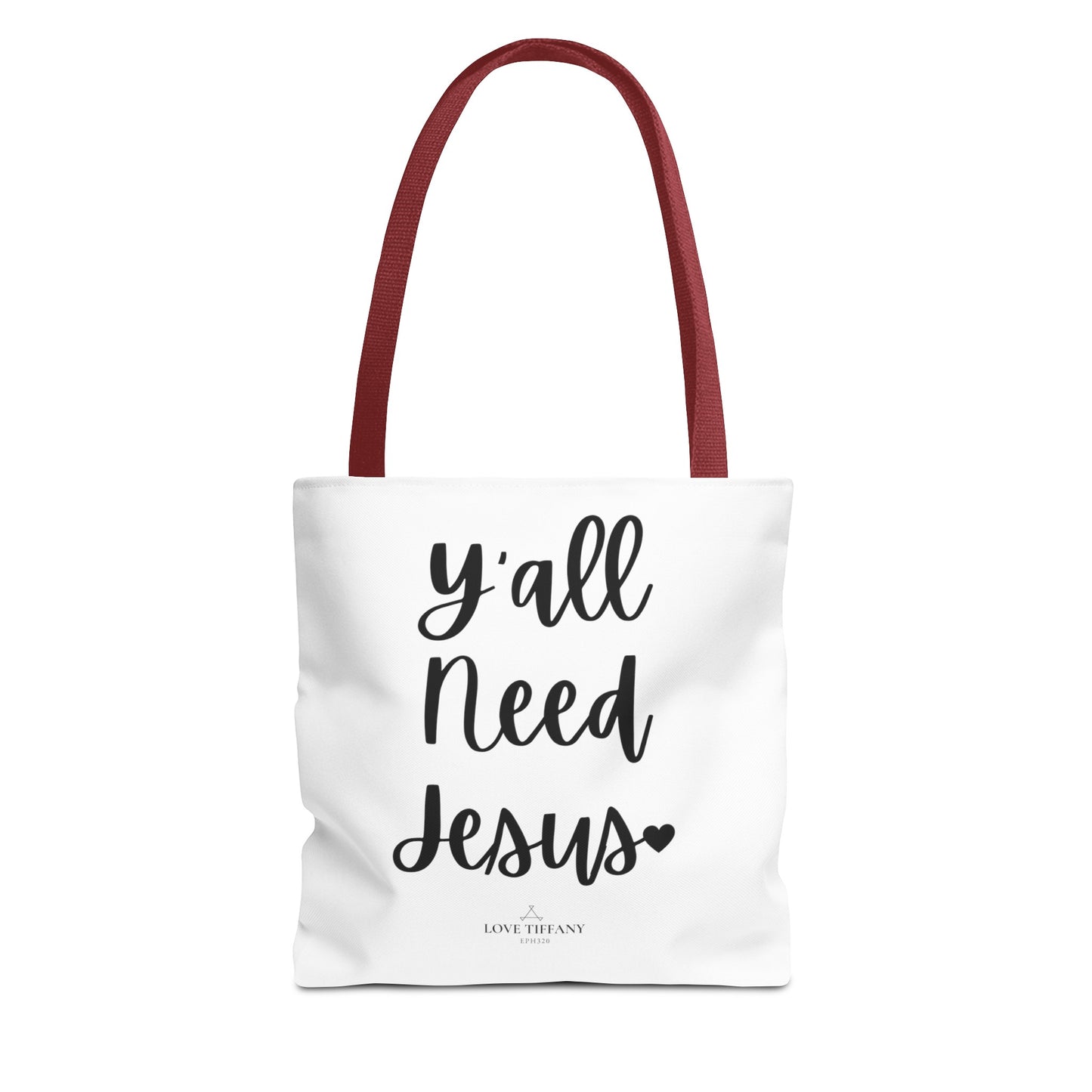 "Y'all Need Jesus" Tote Bag | Jesus Collection by Love Tiffany