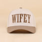 Wifey / Happy Wife / Auntie Two Tone Snapback Hat: FLORAL-201199 / OS