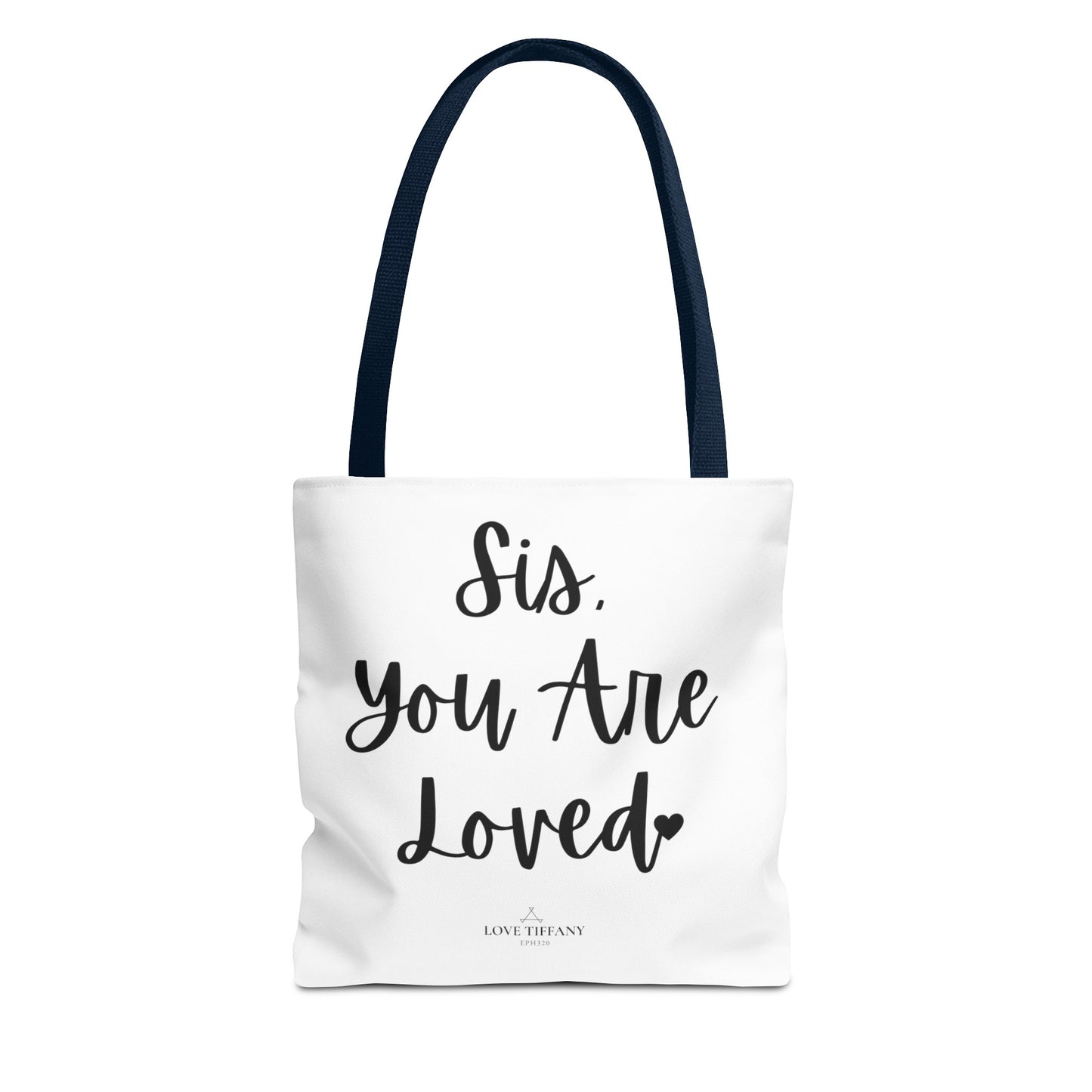 "Sis, You Are Loved" Tote Bag | Jesus Collection by Love Tiffany