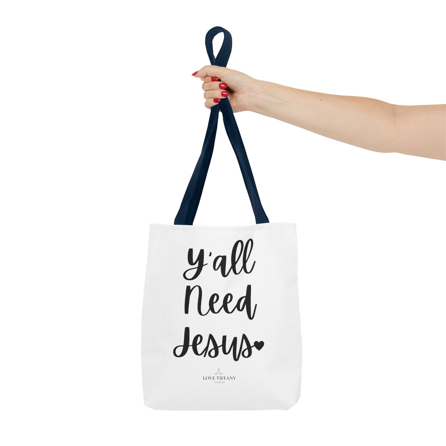 "Y'all Need Jesus" Tote Bag | Jesus Collection by Love Tiffany