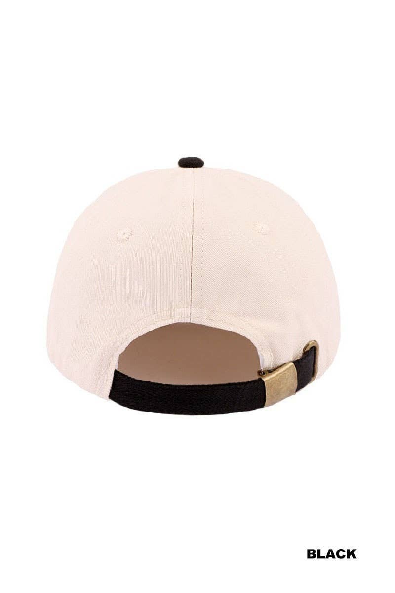 Bride Two Tone Cotton Hat  Zenana Consgt.: LEOPARD-197823 / OS