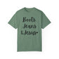 "Boots, Jeans & Jesus" Ladies Comfort Colors T-Shirt | Jesus Collection by Love Tiffany