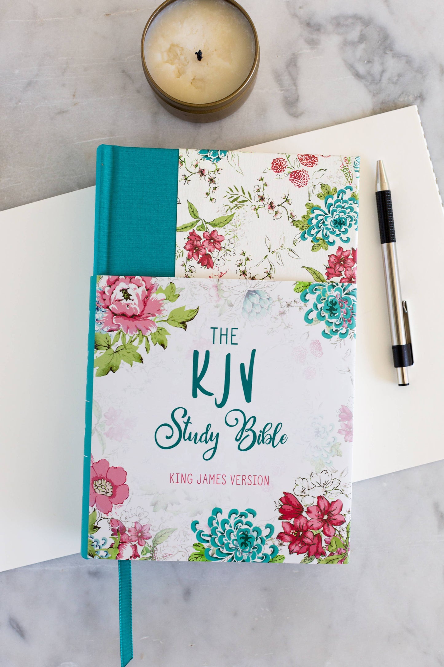 Kjv Study Bible Wildflower Bouquet