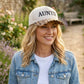 Wifey / Happy Wife / Auntie Two Tone Snapback Hat: ASH MOCHA-198906 / OS