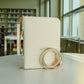 Ever AJ Weave Bible Case, Crossbody PEARL