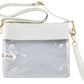 AD200T Game Day Clear Crossbody Bag/Clutch: Cow