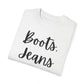"Boots, Jeans & Jesus" Ladies Comfort Colors T-Shirt | Jesus Collection by Love Tiffany