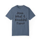 "Jesus What A Beautiful Name" Ladies Comfort Colors T-Shirt | Jesus Collection by Love Tiffany