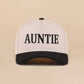 Wifey / Happy Wife / Auntie Two Tone Snapback Hat: ASH MOCHA-198906 / OS