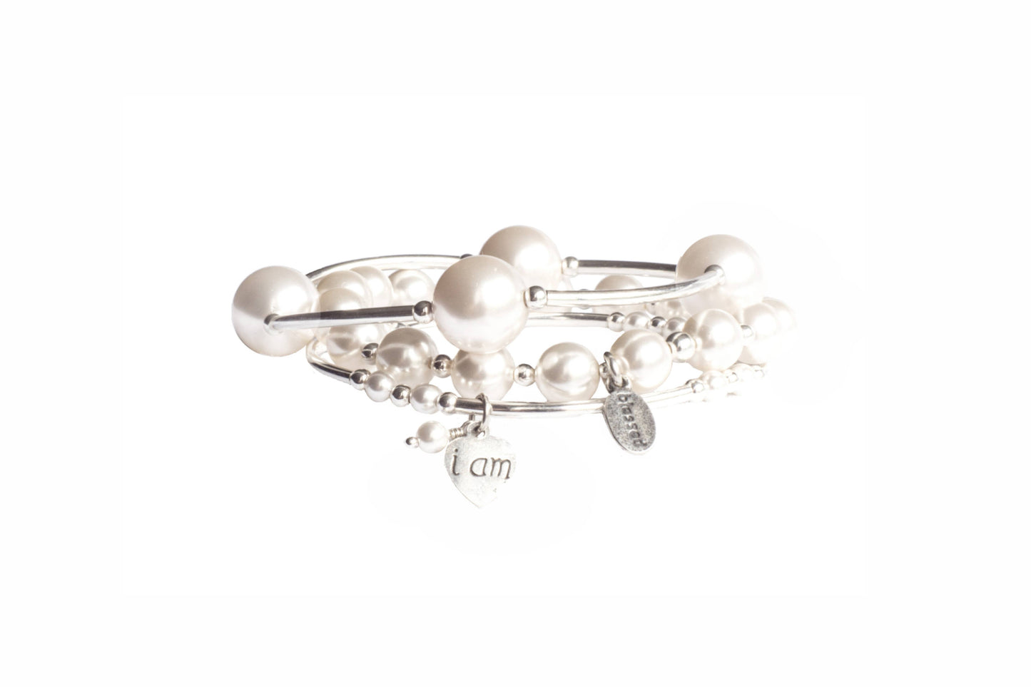 White Pearl Blessing Bracelet: S