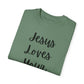 "Jesus Loves Your Face" Ladies Comfort Colors T-Shirt | Jesus Collection by Love Tiffany