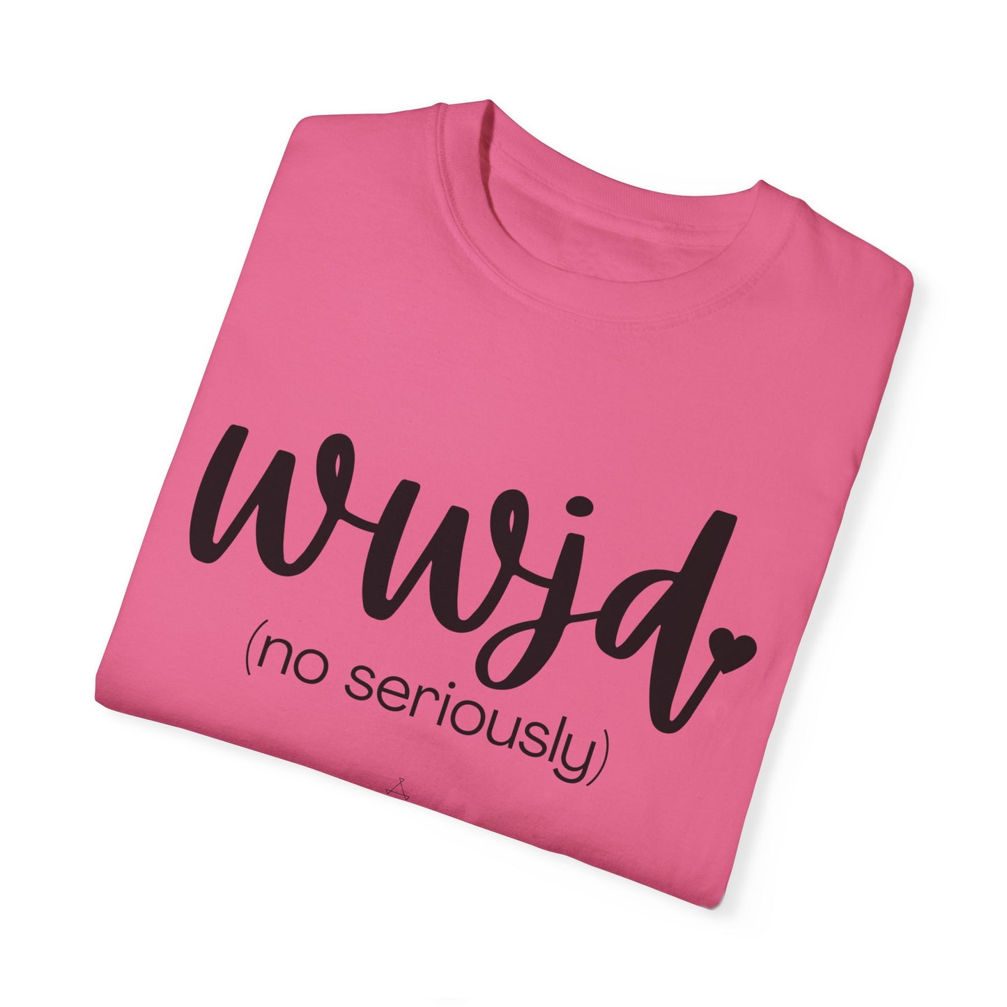 "WWJD No Seriously" Ladies Comfort Colors T-Shirt | Jesus Collection by Love Tiffany