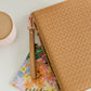 NEW Bible Cover, Weave Bible Case, Crossbody CARAMEL