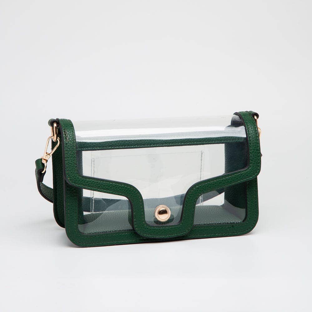 TG10551 Nina Clear/Gameday Shoulder Bag: Navy