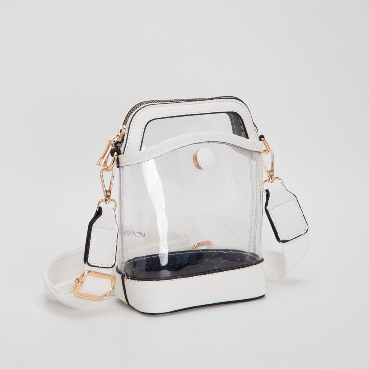 TG10575 Carly Clear Mini Crossbody Bag: Navy