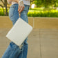 Ever AJ Weave Bible Case, Crossbody PEARL
