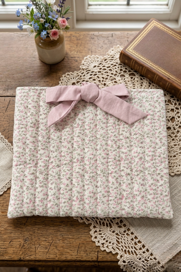 Rachel Pink Floral Bible Cover