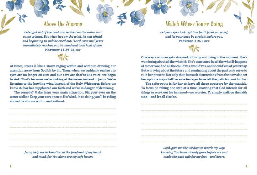 Stress Less, Pray More Devotional Journal