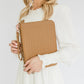 NEW Bible Cover, Weave Bible Case, Crossbody CARAMEL