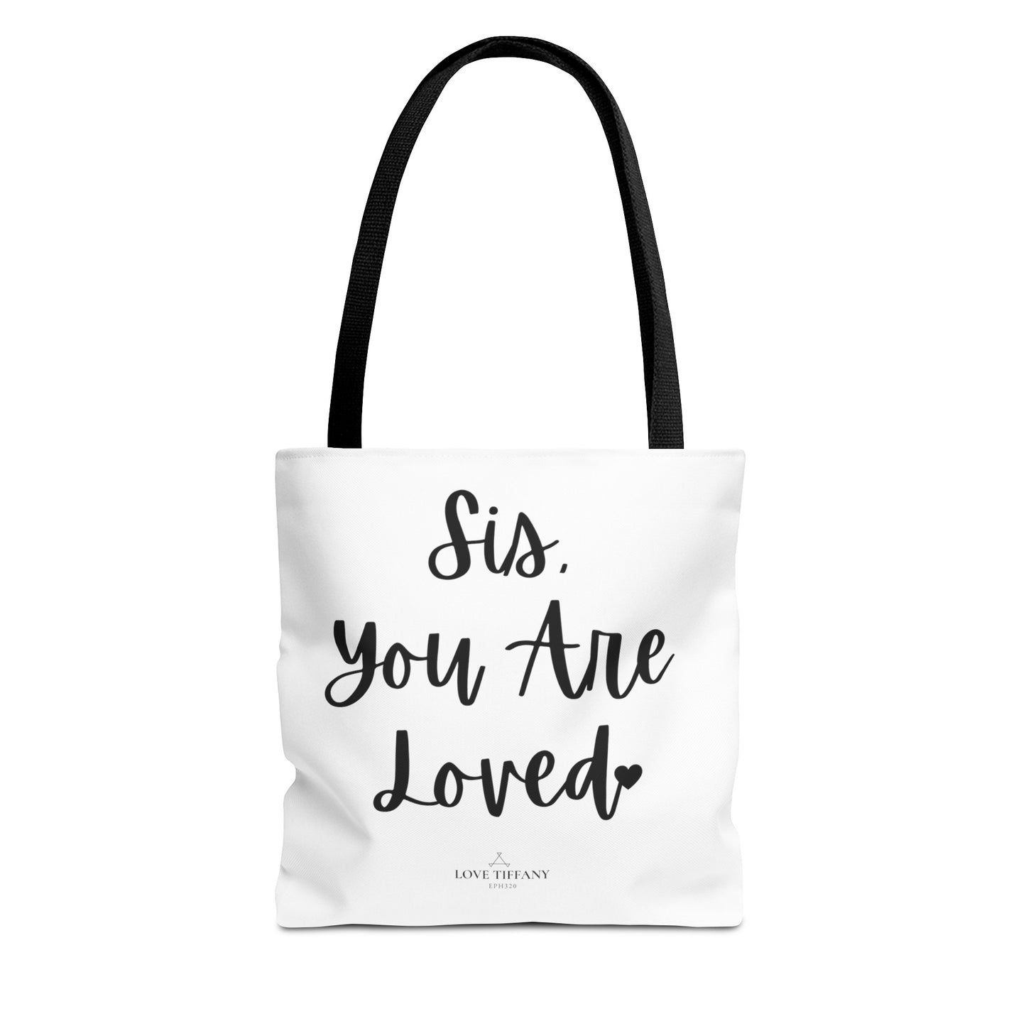 "Sis, You Are Loved" Tote Bag | Jesus Collection by Love Tiffany