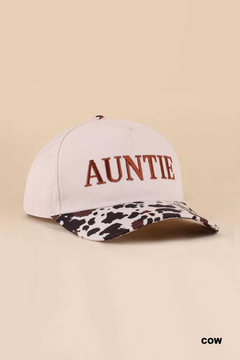 Wifey / Happy Wife / Auntie Two Tone Snapback Hat: COW-201202 / OS