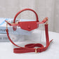 CB781 Gladys Clear Gameday Mini Crossbody Bag: Leopard