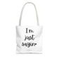 "I'm Just Sayin'" Tote Bag | Jesus Collection by Love Tiffany