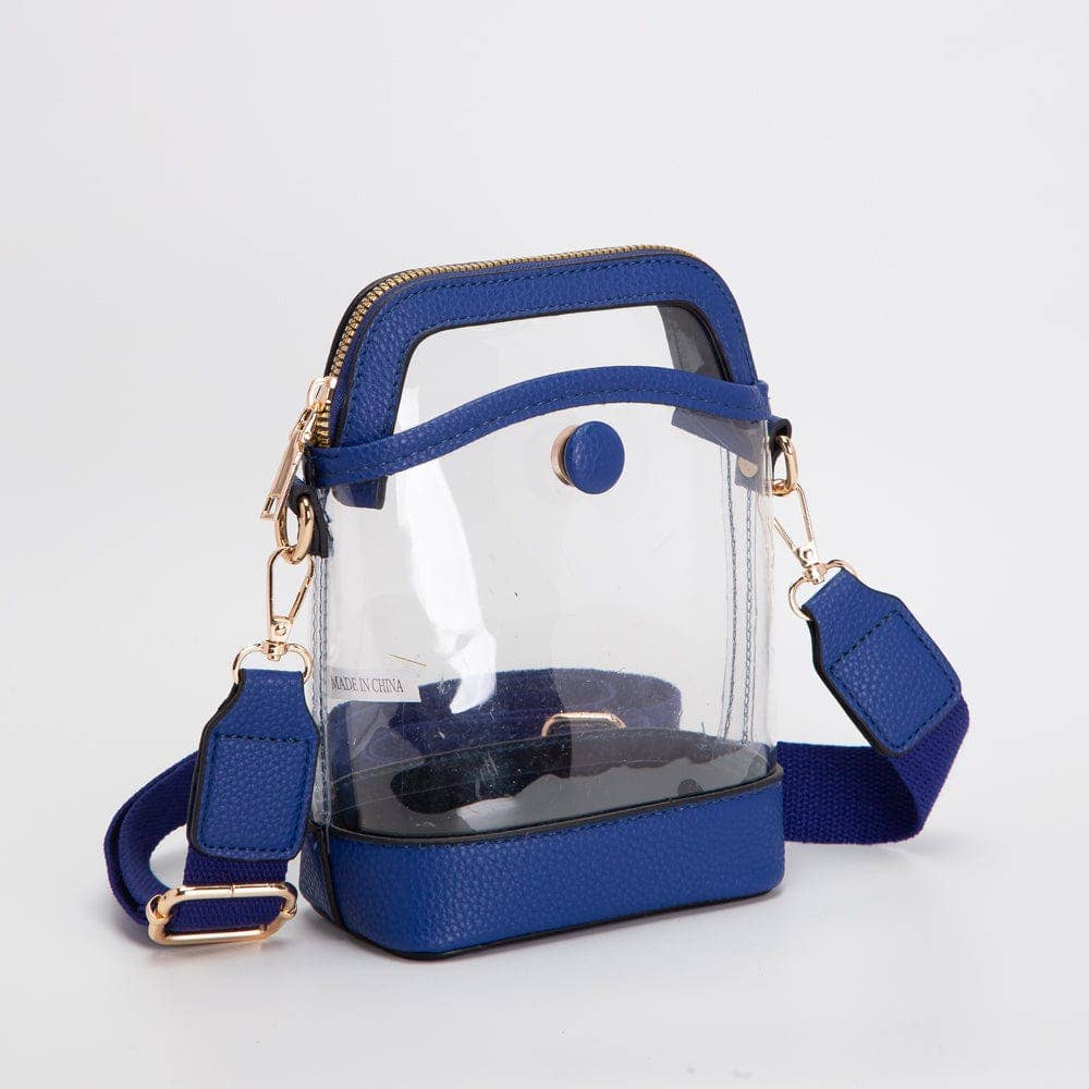 TG10575 Carly Clear Mini Crossbody Bag: Gold