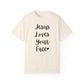 "Jesus Loves Your Face" Ladies Comfort Colors T-Shirt | Jesus Collection by Love Tiffany