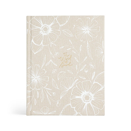 Hosannah Revival Linen Emroiderey Print "Cordova Theme" NLT Notetaking Bible