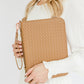 NEW Bible Cover, Weave Bible Case, Crossbody CARAMEL
