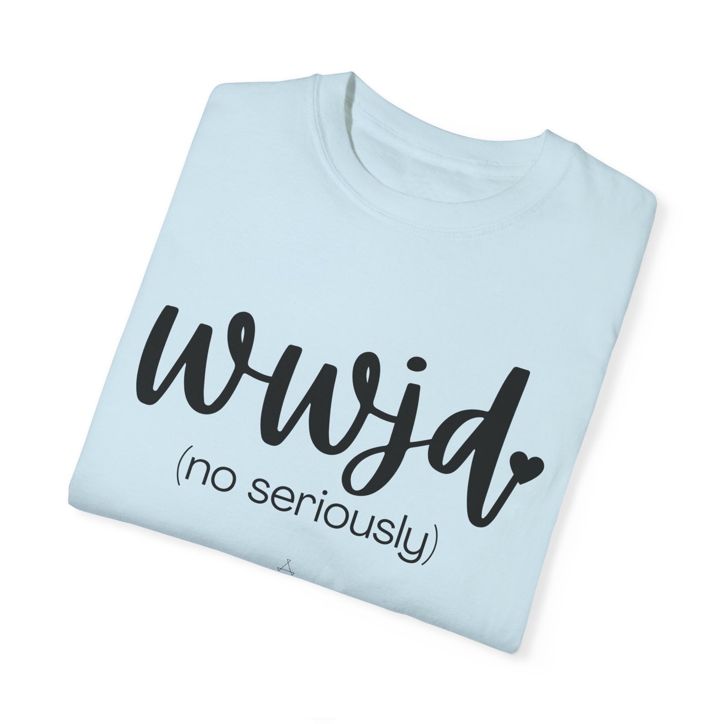 "WWJD No Seriously" Ladies Comfort Colors T-Shirt | Jesus Collection by Love Tiffany