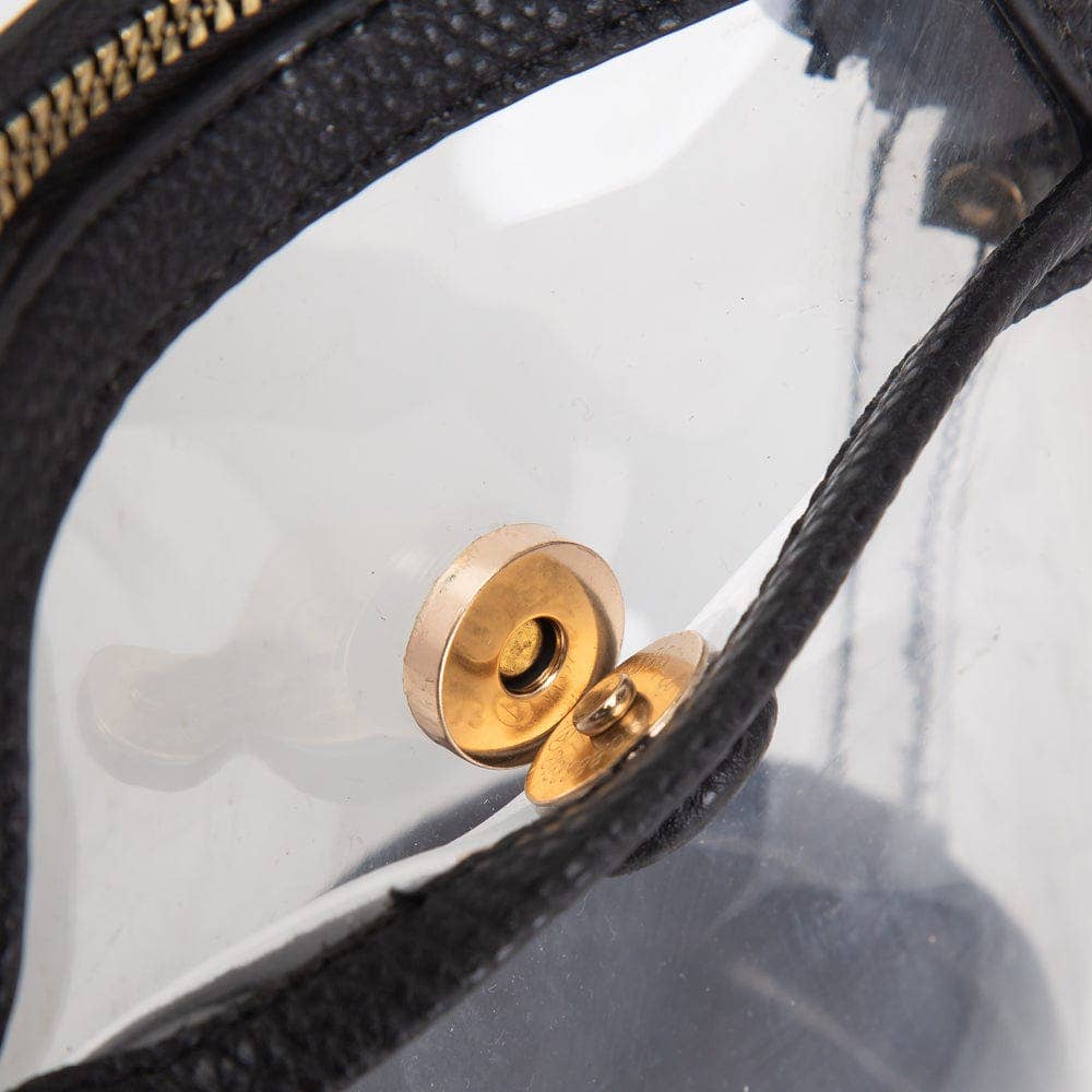 TG10575 Carly Clear Mini Crossbody Bag: Navy