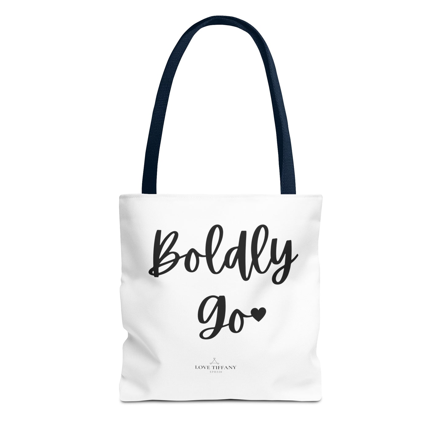 "Boldly Go" Tote Bag | Jesus Collection by Love Tiffany